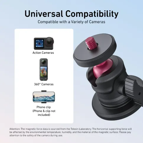 Telesin-Magnetische-mount-met-balhoofd-voor-actioncam-5.webp