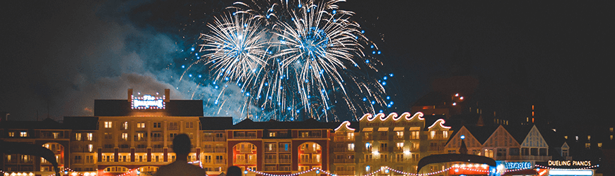 Photographing fireworks