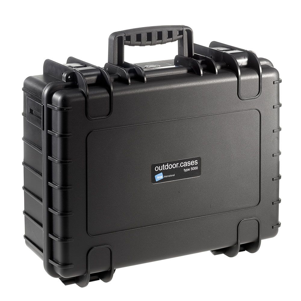 B&W Outdoor.Cases Type 5000 Foam Black