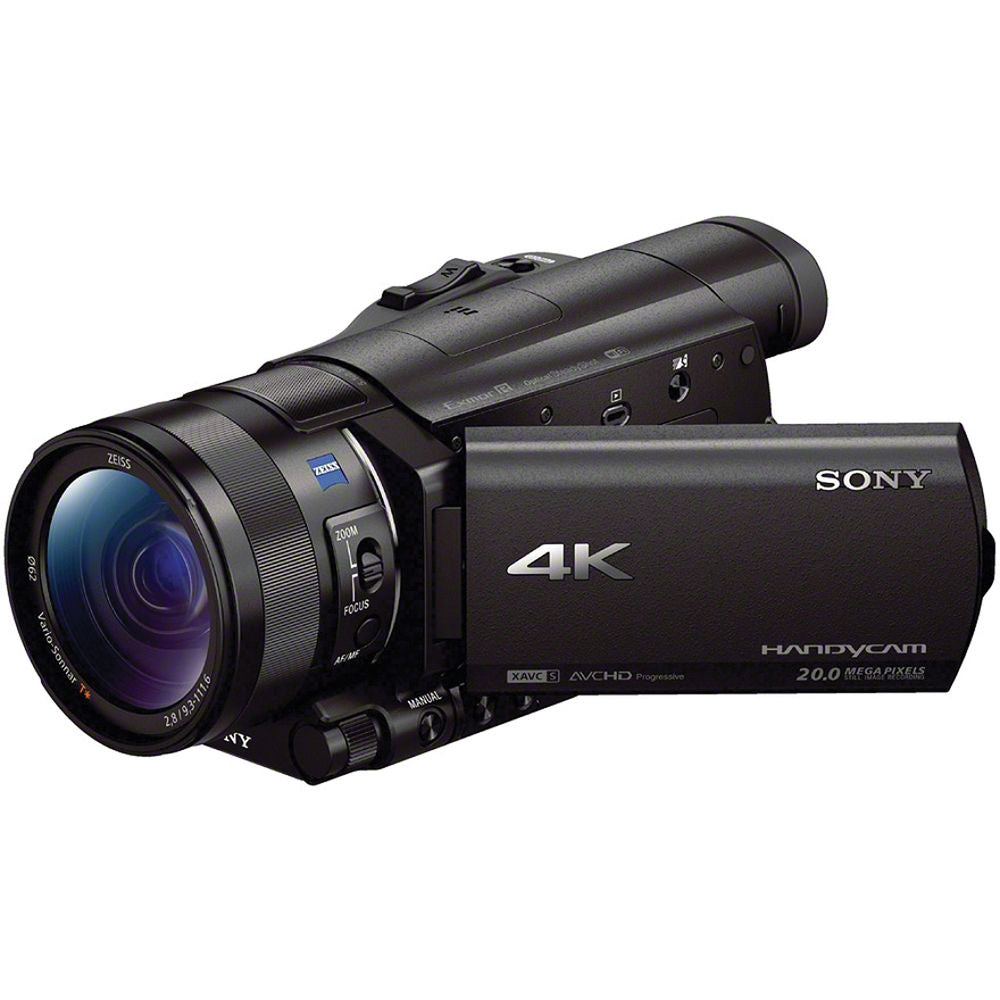 Sony FDR-AX100E 4K camcorder zwart