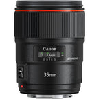 Canon EF 35mm f/1.4 L II USM + EW-77B lens hood