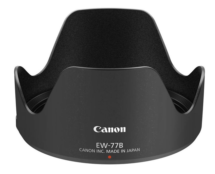 Canon EF 35mm f/1.4 L II USM + EW-77B lens hood