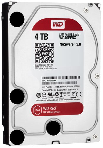 Western Digital WD Red WD40EFRX 3,5 inch 4TB intern