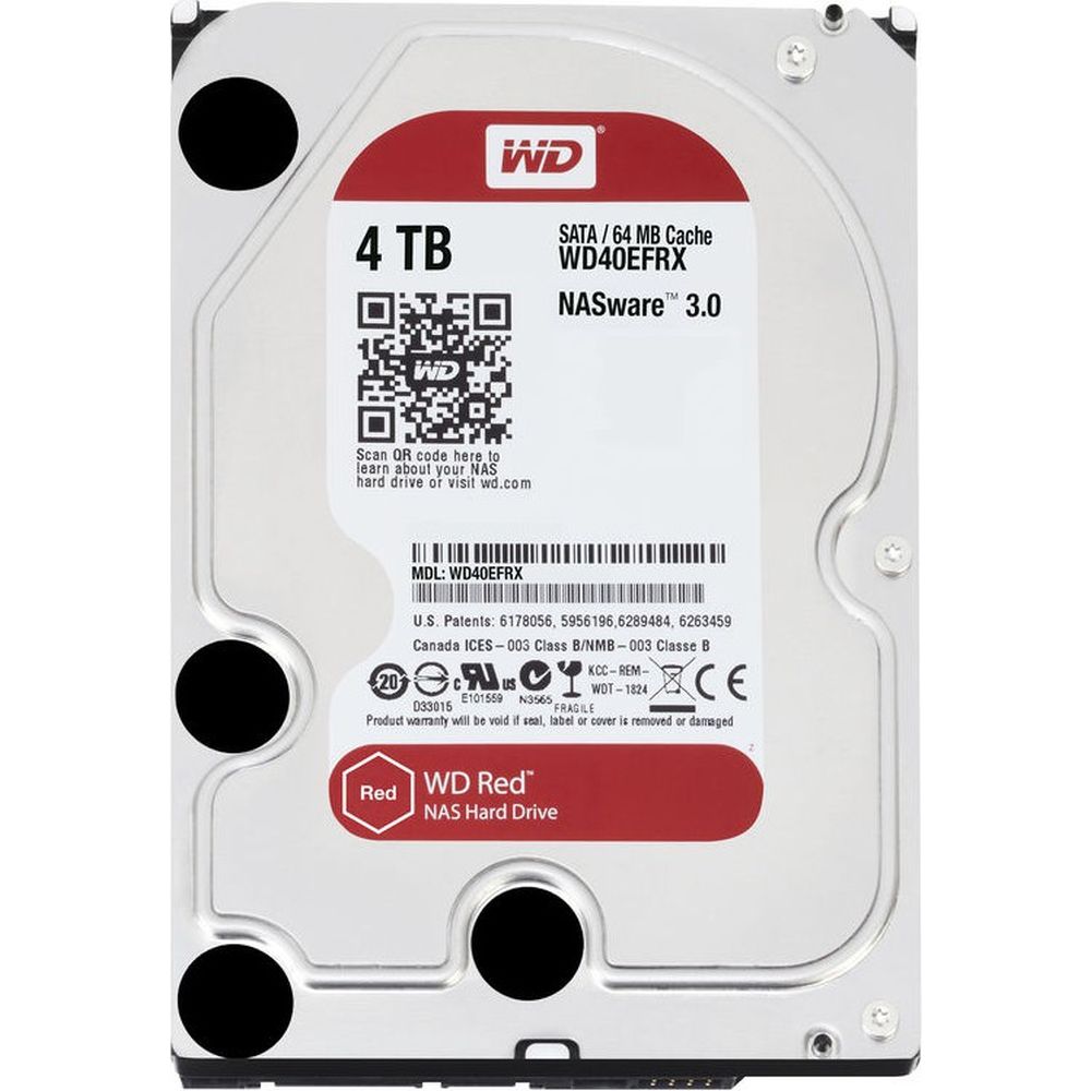 Western Digital WD Red WD40EFRX 3,5 inch 4TB intern