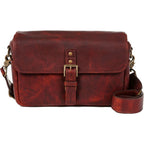 ONA The Leather Bowery Messenger Bag Bordeaux
