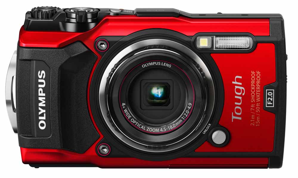Olympus Stylus Tough TG-5 rood