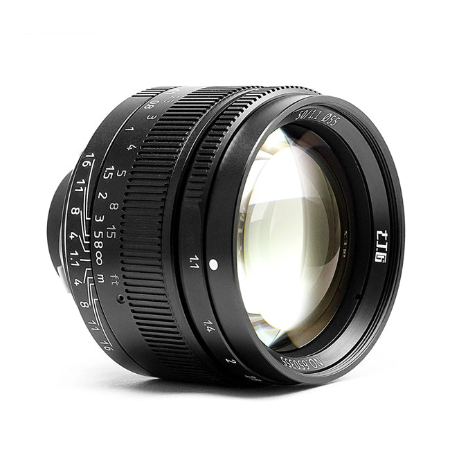 7artisans 50mm f/1.1 Leica M zwart