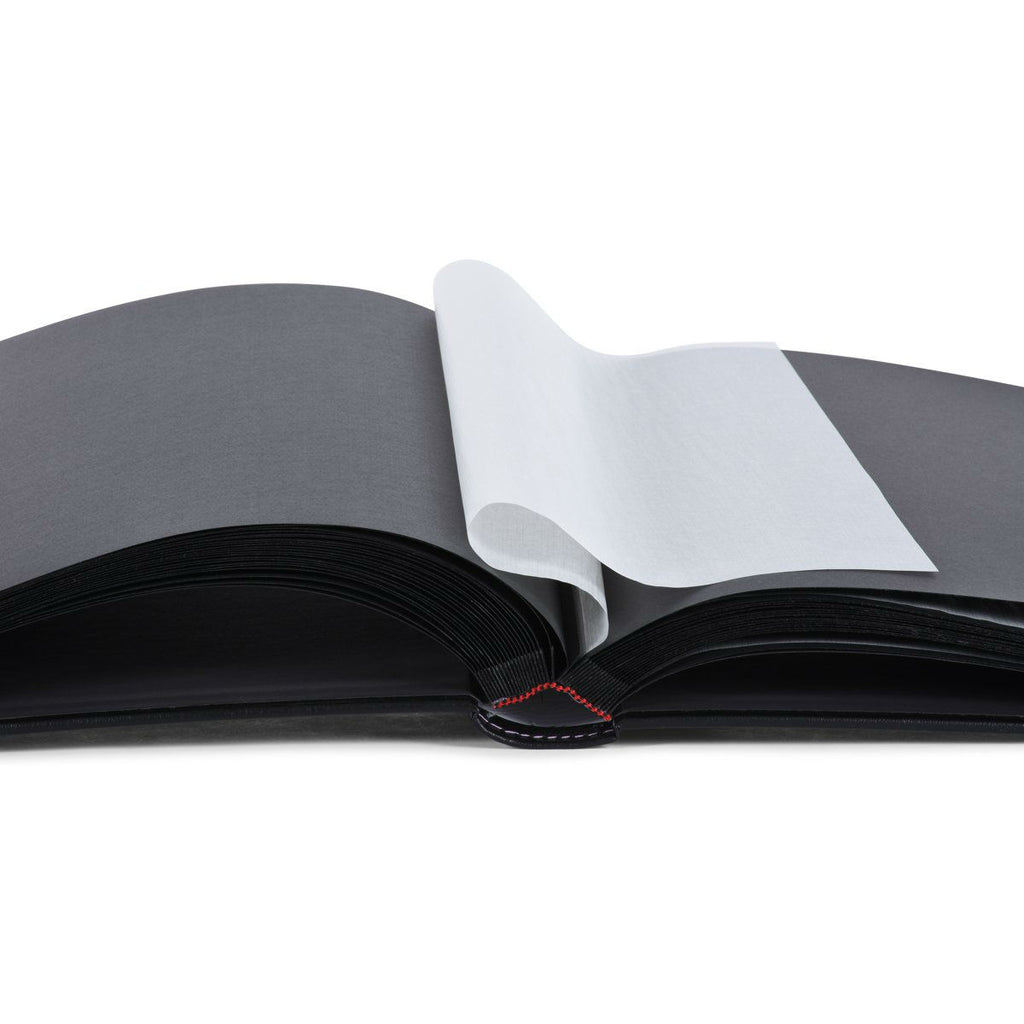 Henzo Lonzo Black Photo Album with black pages