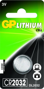 GP Lithium button cell CR2032, blister 1
