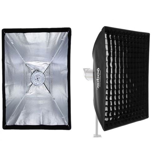 Godox Schirm-Softbox Bowens 50 x 70 mit Gitter