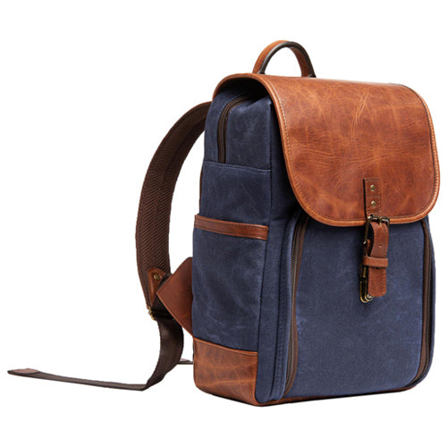 ONA Monterey backpack navy antique Cognac