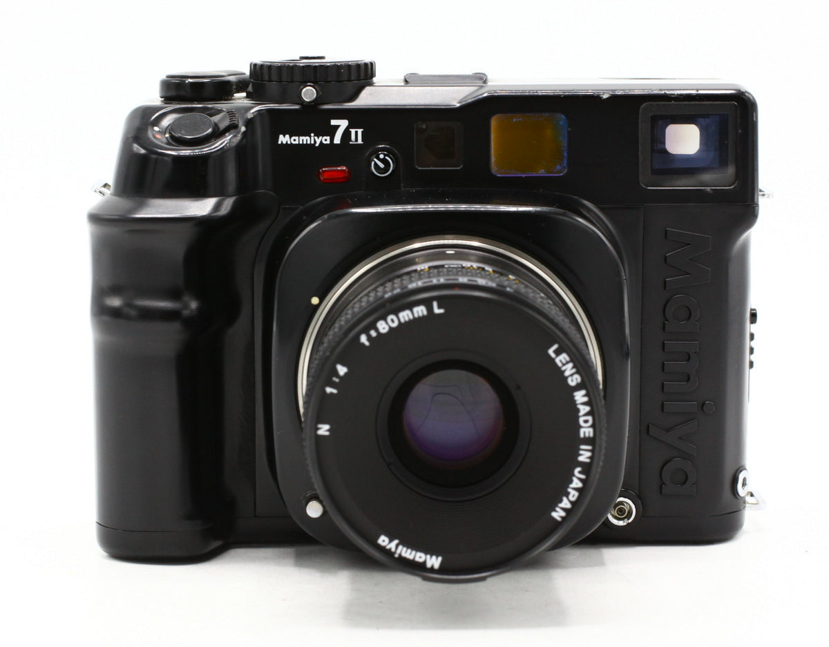 Occ- Mamiya 7 II body + N 80mm F/4.0 L SN:TF1024 SG1244 12 mnd gar