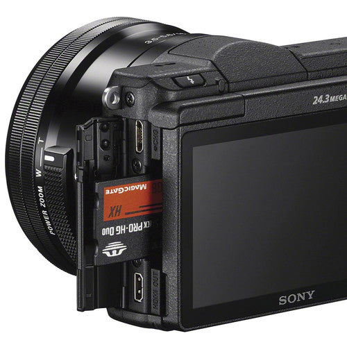 Sony A5100 zwart + 16-50mm Powerzoom (ILCE5100LB.CEC)