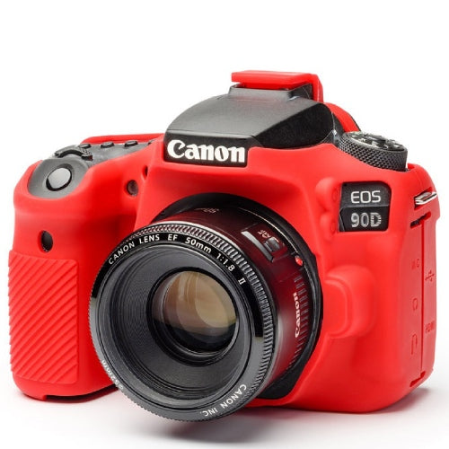easyCover Housse de protection pour Canon 90D Rouge