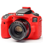 easyCover Housse de protection pour Canon 90D Rouge