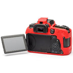 easyCover Housse de protection pour Canon 90D Rouge