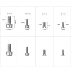 SmallRig 2326 Jeu de vis pour accessoires de caméra