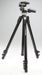 Manfrotto 055XDB statief + 804RC2 kop drieweg occasion