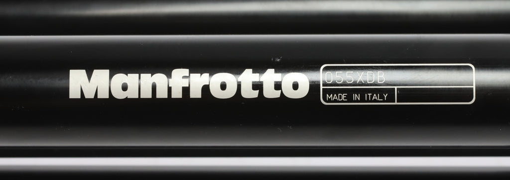 Manfrotto 055XDB statief + 804RC2 kop drieweg occasion