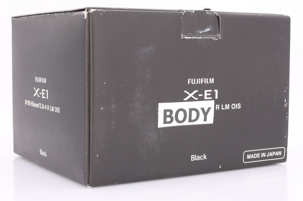 Fujifilm X-E1 body zwart occasion