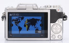 Panasonic Lumix DMC-GF7 zwart/zilver + 12-32mm F/3.5-5.6 Asph Mega OIS zilver occasion