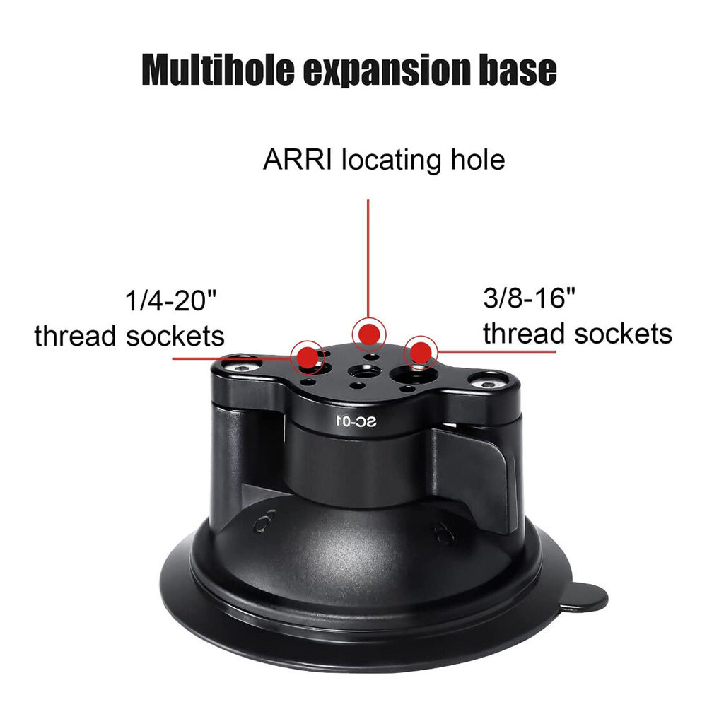 Sunwayfoto SPH-01 Multi-purpose suction cup con smartphone supporto