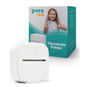 Pora&Co Mini-Fotodrucker für Smartphone, weiß