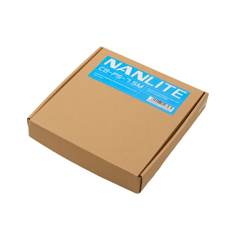 Nanlite PavoSlim DC-aansluitkabel 7,5m