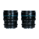 Sirui Nightwalker 16mm & 75mm T1.2 S35 Cine 2-Lens Set (E-Mount, Black)