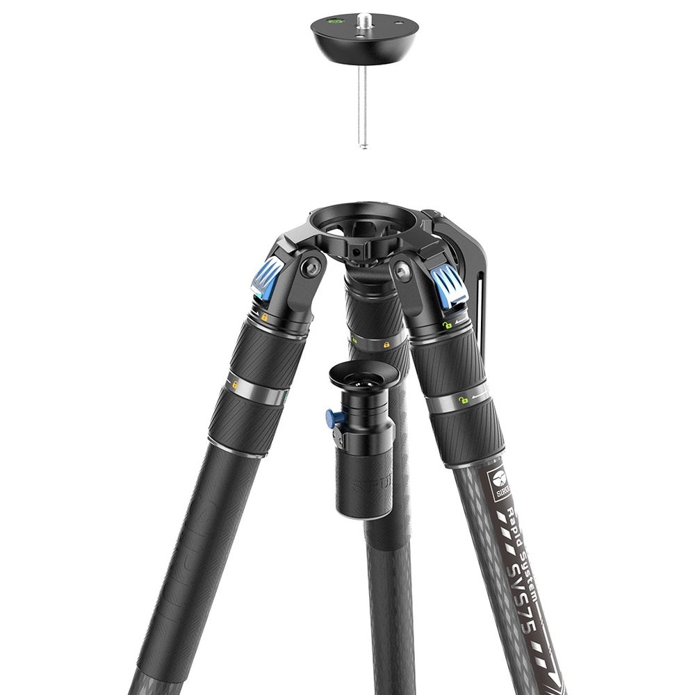 Treppiede video Sirui SVS75 con testa SVH-15