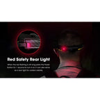 Kit d'autonomie de Lampe Frontale Nitecore Carbon Batterie 6K Extended Headlamp