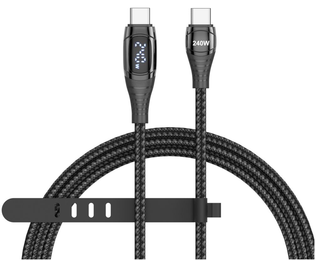 Cable de alimentación SmallRig 5113 de 240 W con pantalla LED