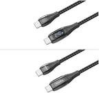 Cable de alimentación SmallRig 5113 de 240 W con pantalla LED