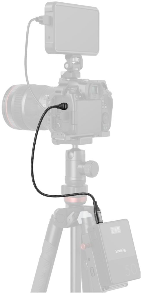 Cable de alimentación SmallRig 5113 de 240 W con pantalla LED