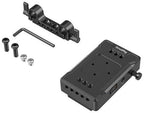 SmallRig 3498B V-Mount-Batterieadapterplatte (Basisversion) mit doppelter Stabklemme
