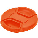 Kamera Express Clip Cap Bouchon d'objectif 55mm Orange