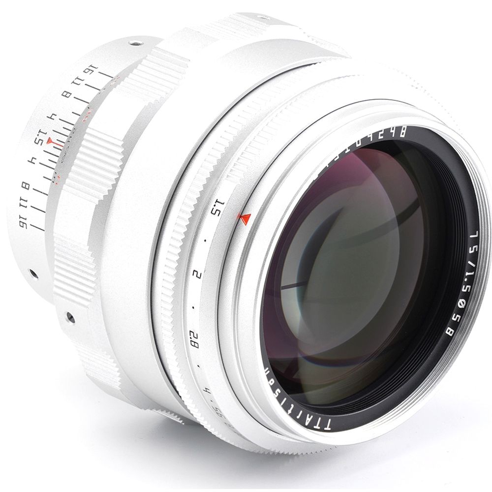 TTARTISAN 75mm f/1.5 for M42 (Full frame), silver