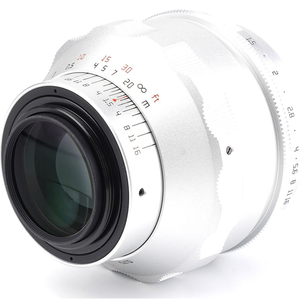 TTARTISAN 75mm f/1.5 for M42 (Full frame), silver