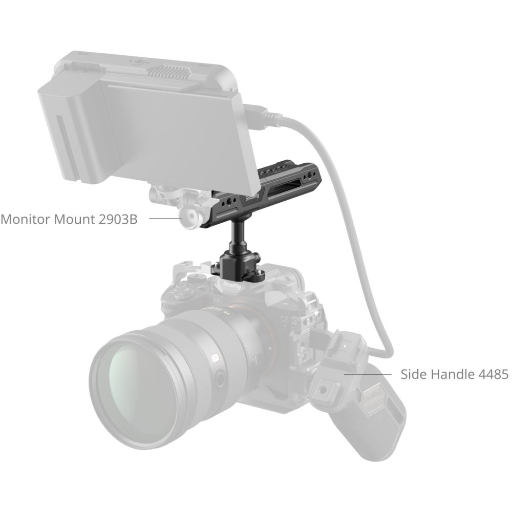 SmallRig 4152 Drehbarer oberer Griff mit NATO-Klemme