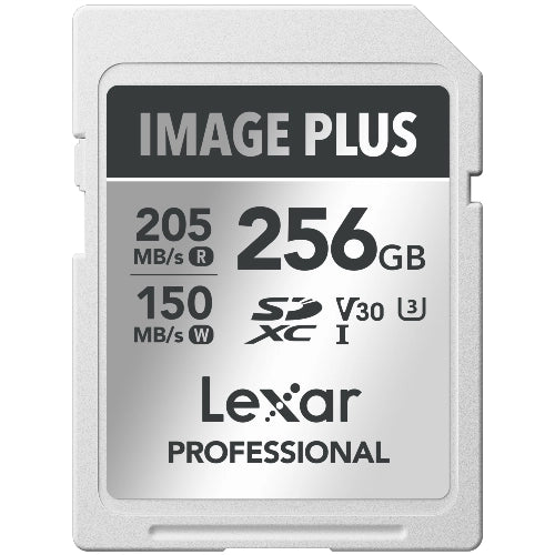 Lexar Image Plus 256GB SDXC UHS-I V30 - R205/W150 MB/s