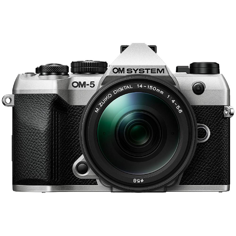 OM SYSTEM OM-5 II argento + 14-150mm f/4.0-5.6 ED II