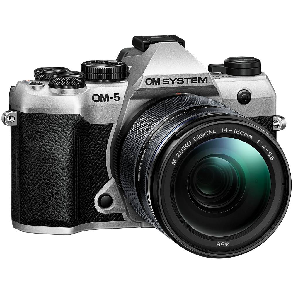 OM SYSTEM OM-5 II argento + 14-150mm f/4.0-5.6 ED II