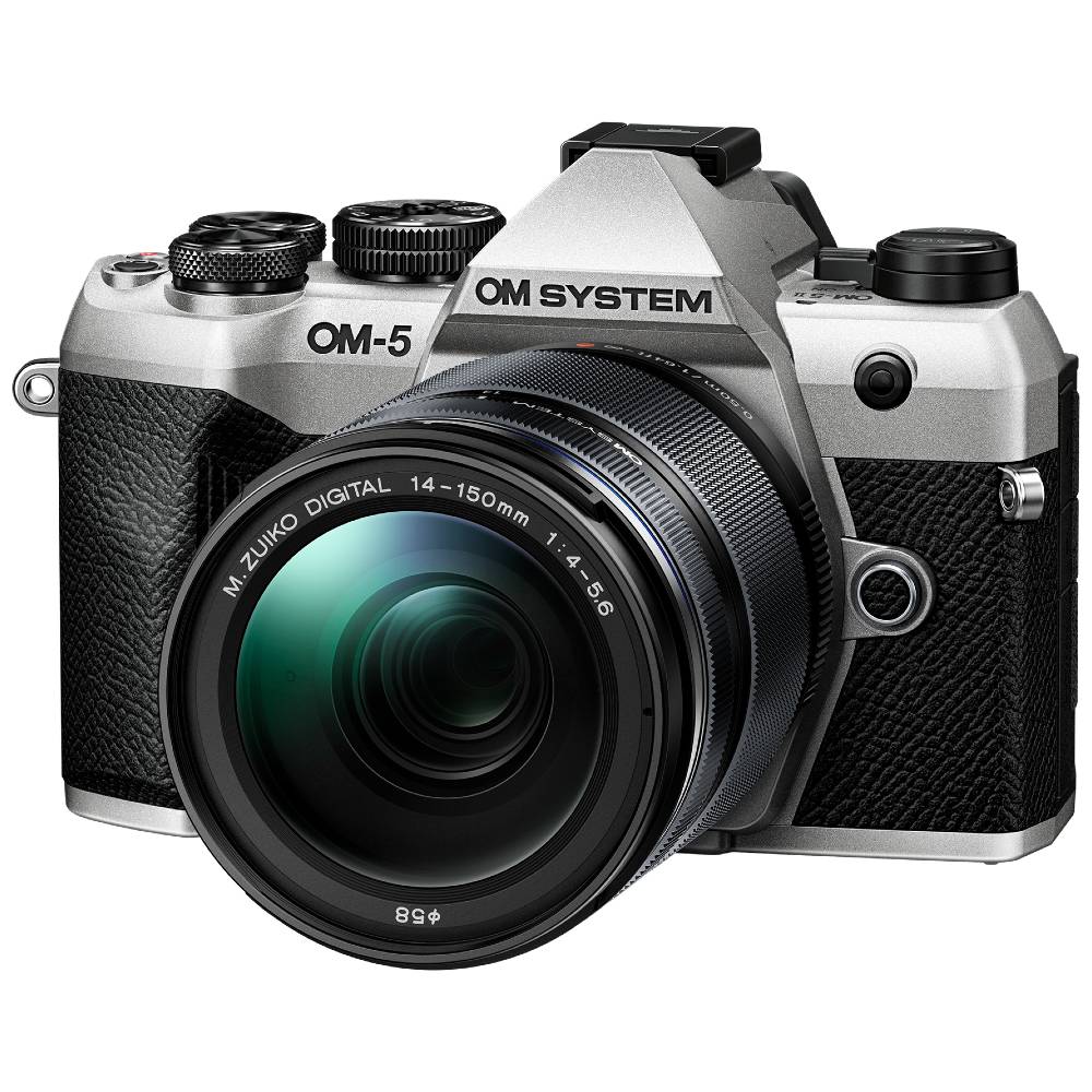 OM SYSTEM OM-5 II argento + 14-150mm f/4.0-5.6 ED II