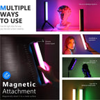 Lámpara magnética LED RGB Neewer RGB1