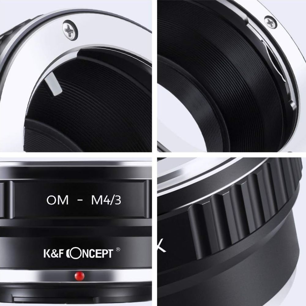 Adattatore per obiettivo K&F Olympus OM - Micro 4/3 (PRO)