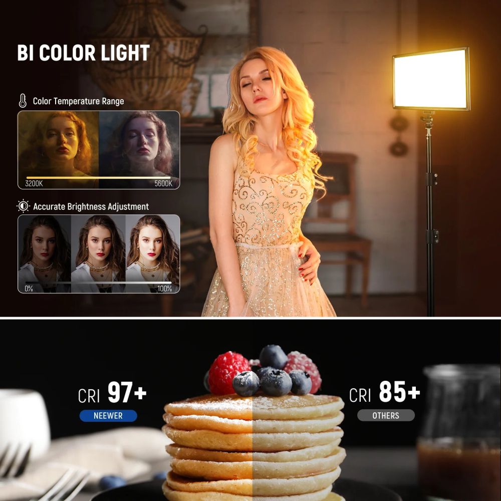 Pannello luminoso LED bicolore Neewer NL-192AI da 20 W