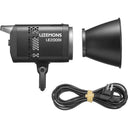 Luz de vídeo LED bicolor Godox LE200Bi Negro Litemons