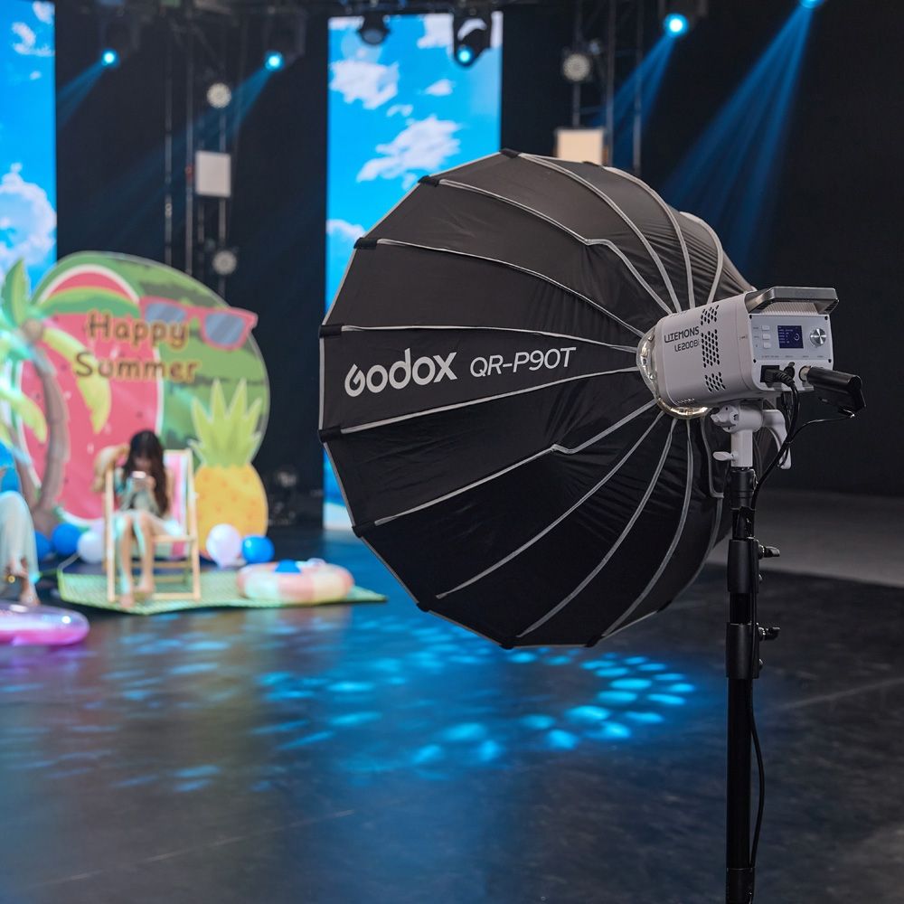 Luz de vídeo LED bicolor Godox Litemons LE600BI blanca