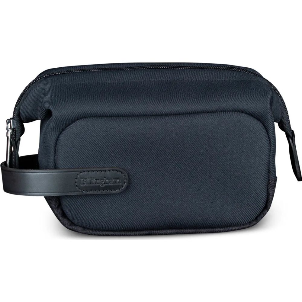 Billingham Capsule 1 fibra negra/cuero negro