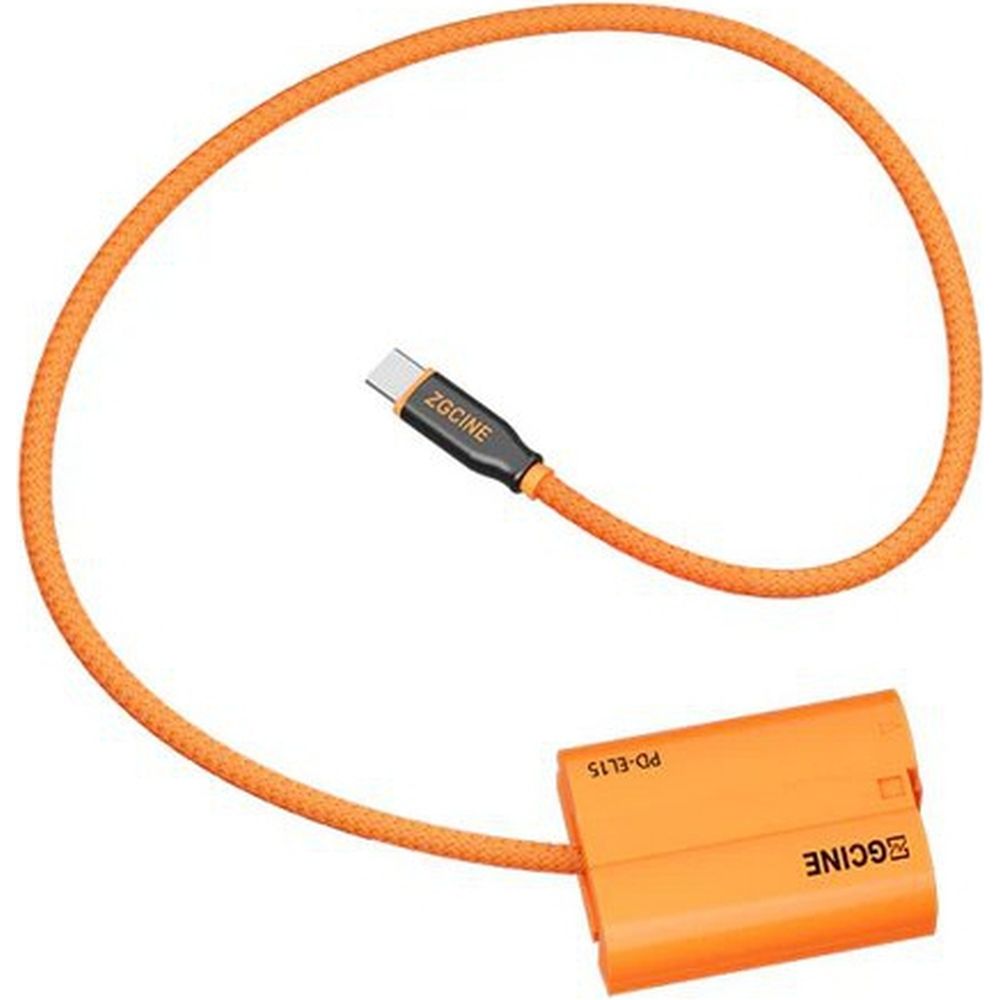 Câble factice de batterie ZGCINE USB-C vers EL15